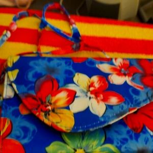 Tropical purse long shoulder strap